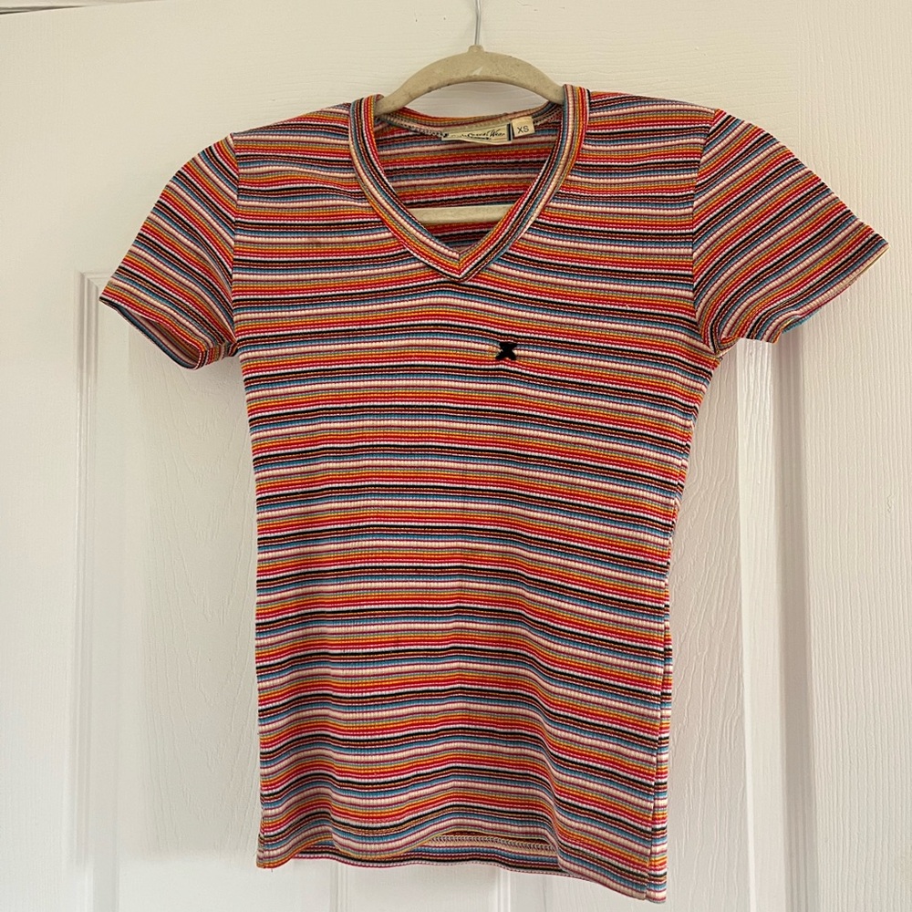 Striped Vintage Baby Tee